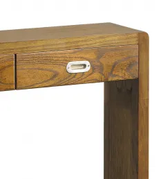 CONSOLA FLASH 2 CAJONES en madera mindi 2
