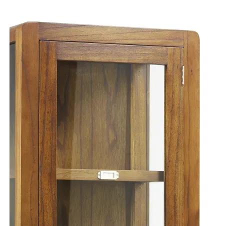 VITRINA FLASH 3 CAJONES 2 PUERTAS 2 ESTANTES en madera mindi