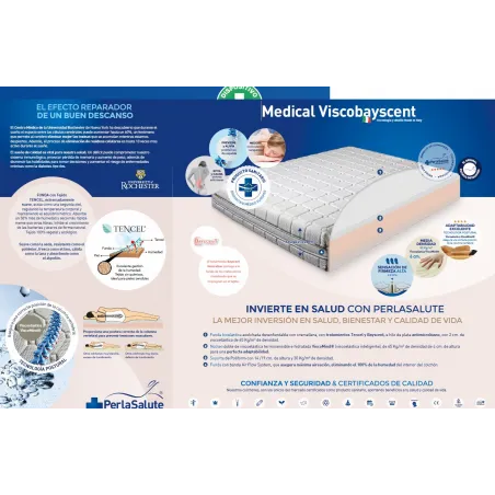 Colchón Plus Salute Visco Bayscent