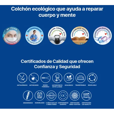 Colchón Plus Salute Visco Bayscent