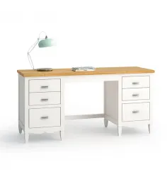 ESCRITORIO AMBERES 210 GRUPO SEYS CON DOBLE CAJONERA