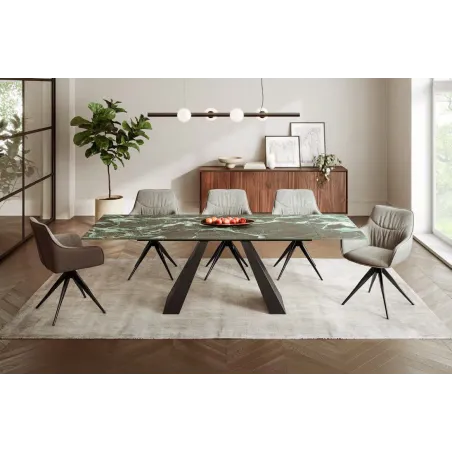 Mesa de comedor extensible keramik Eliot Cattelan en Mueblesguadalhorce.es