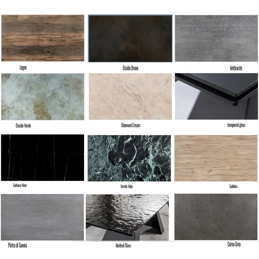 Mesa de comedor extensible keramik Eliot Cattelan en Mueblesguadalhorce.es