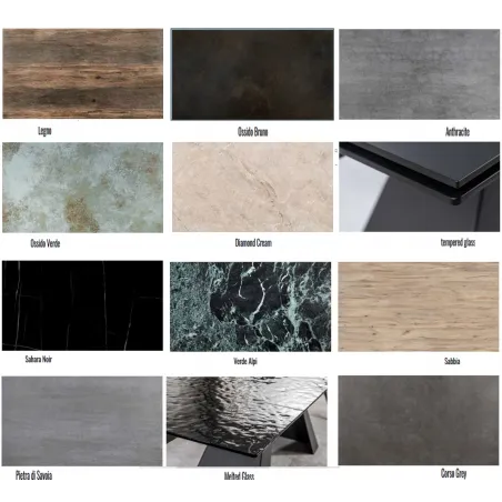 Mesa de comedor extensible keramik Eliot Cattelan en Mueblesguadalhorce.es