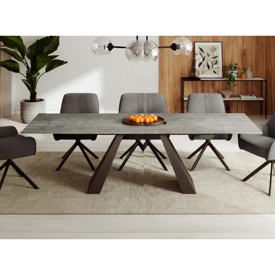 Mesa de comedor extensible keramik Eliot Cattelan en Mueblesguadalhorce.es