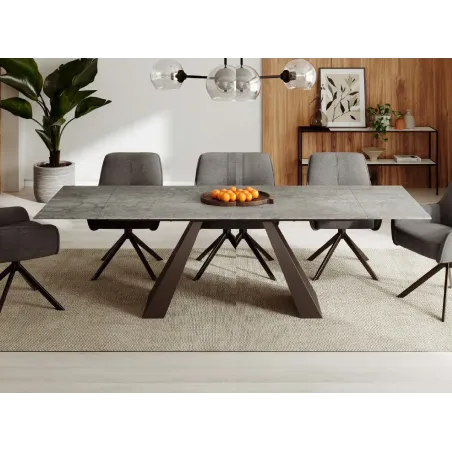 Mesa de comedor extensible keramik Eliot Cattelan en Mueblesguadalhorce.es