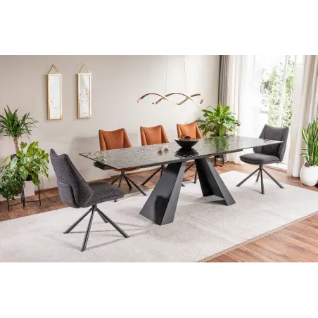 Mesa de comedor extensible keramik Eliot Cattelan en Mueblesguadalhorce.es