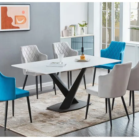 Mesa de comedor Adara porcelánica en mueblesguadalhorce.es