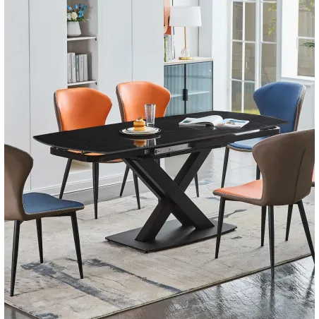 Mesa de comedor magna extensible porcelánica