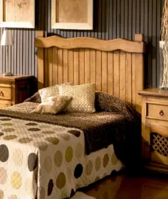 Cabecero individual RUSTICO MADERA MACIZA