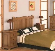 Cabecero matrimonio RUSTICO MADERA MACIZA