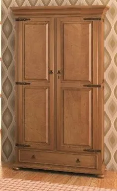 Armario 2 puertas RUSTICO MADERA MACIZA