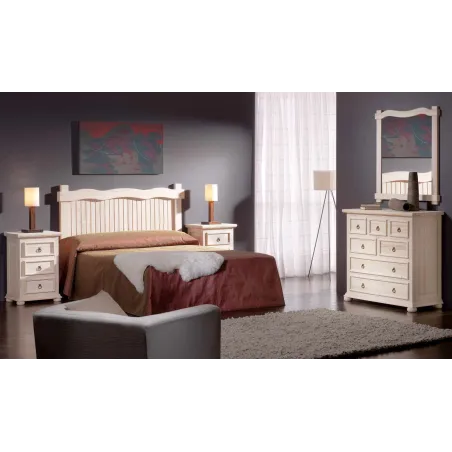 Dormitorio Mexicano matrimonio MADERA MACIZA