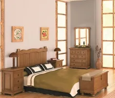 Dormitorio Mexicano matrimonio MADERA MACIZA 2