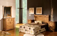 Dormitorio Mexicano 02 matrimonio MADERA MACIZA