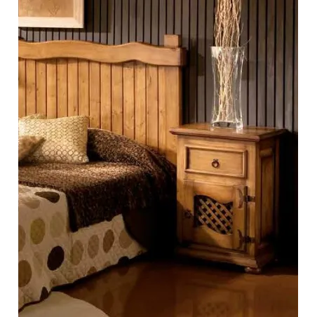 Dormitorio Mexicano 02 matrimonio MADERA MACIZA