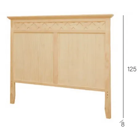 Cabecero cruceta Rústika matrimonio