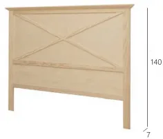 Cabecero cruceta Rústika matrimonio 2