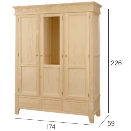 Cabecero cruceta Rústika matrimonio