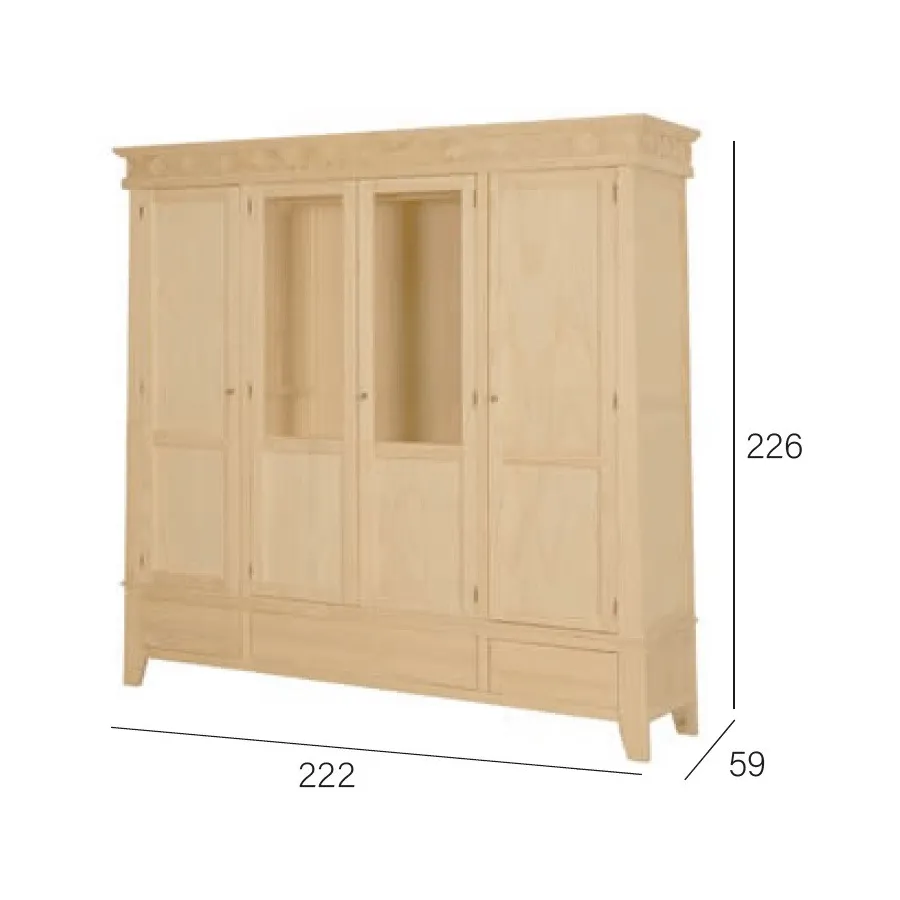 Armario Rústika 3 / 4 puertas