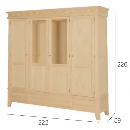 Armario Rústika 3 / 4 puertas