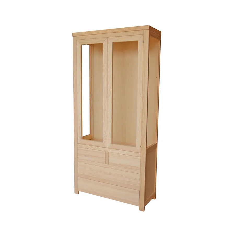 Vitrina expositora MADERA 100 CM. ASTURIAS