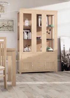 Vitrina expositora MADERA 130 CM. ASTURIAS