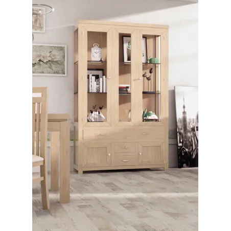 Vitrina expositora MADERA 130 CM. ASTURIAS