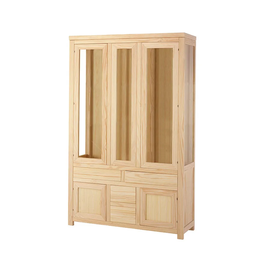 Vitrina expositora MADERA 130 CM. ASTURIAS