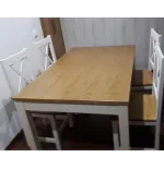 Mesa extensible pino MADERA ASTURIAS