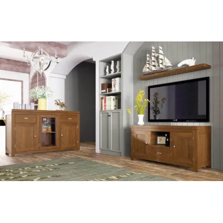 Composición de salón 02 MADERA ASTURIAS