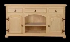 Aparador en madera de estilo rústico 2