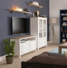 Salón colonial madera 220 cm.