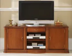 MUEBLE TV DISEÑO CLASICO MADERA CEREZO 150 CM. IVRY