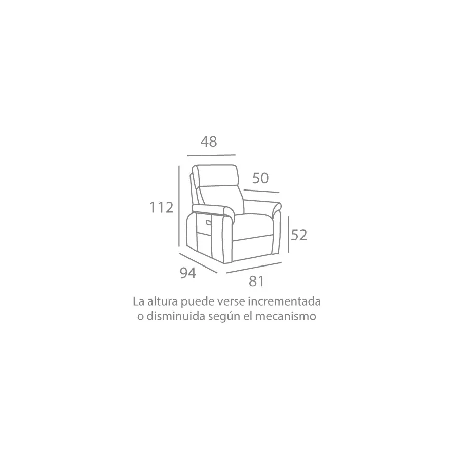 Sillon Soria en Mueblesguadalhorce.es