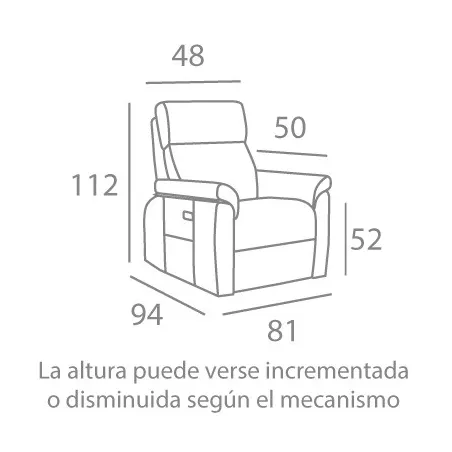 Sillon Soria en Mueblesguadalhorce.es