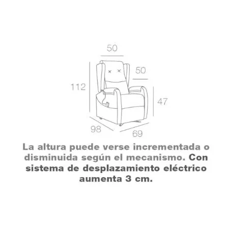 Sillon Boston carro en Mueblesguadalhorce.es