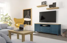 Salón colonial madera 195 cm. EN MUEBLEDESCANSO.COM