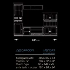 Salón Mexicano 225 cm. 2