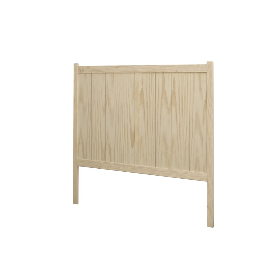 Cabecero rústico individual madera 