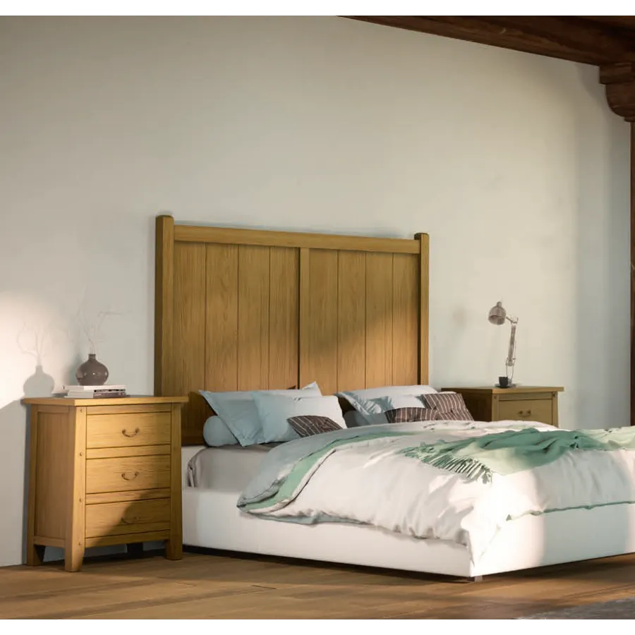 Cabecero rústico individual madera 