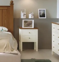 Cabecero colonial madera de matrimonio 