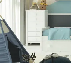 Cabecero colonial madera de matrimonio 