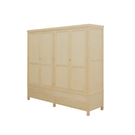 Cabecero colonial madera de matrimonio 