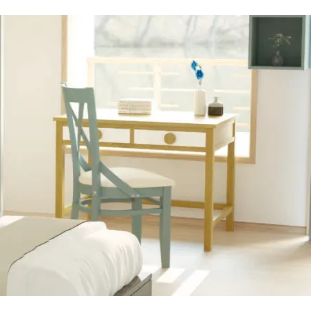 Cómoda madera 3 caj patas