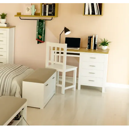 Cómoda madera 3 caj patas