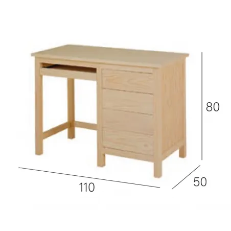 Cabecero colonial madera de matrimonio 