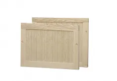 Salón con vitrinas en madera 270 cm. 2