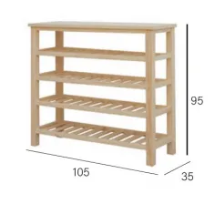Armario madera 2p2c 2