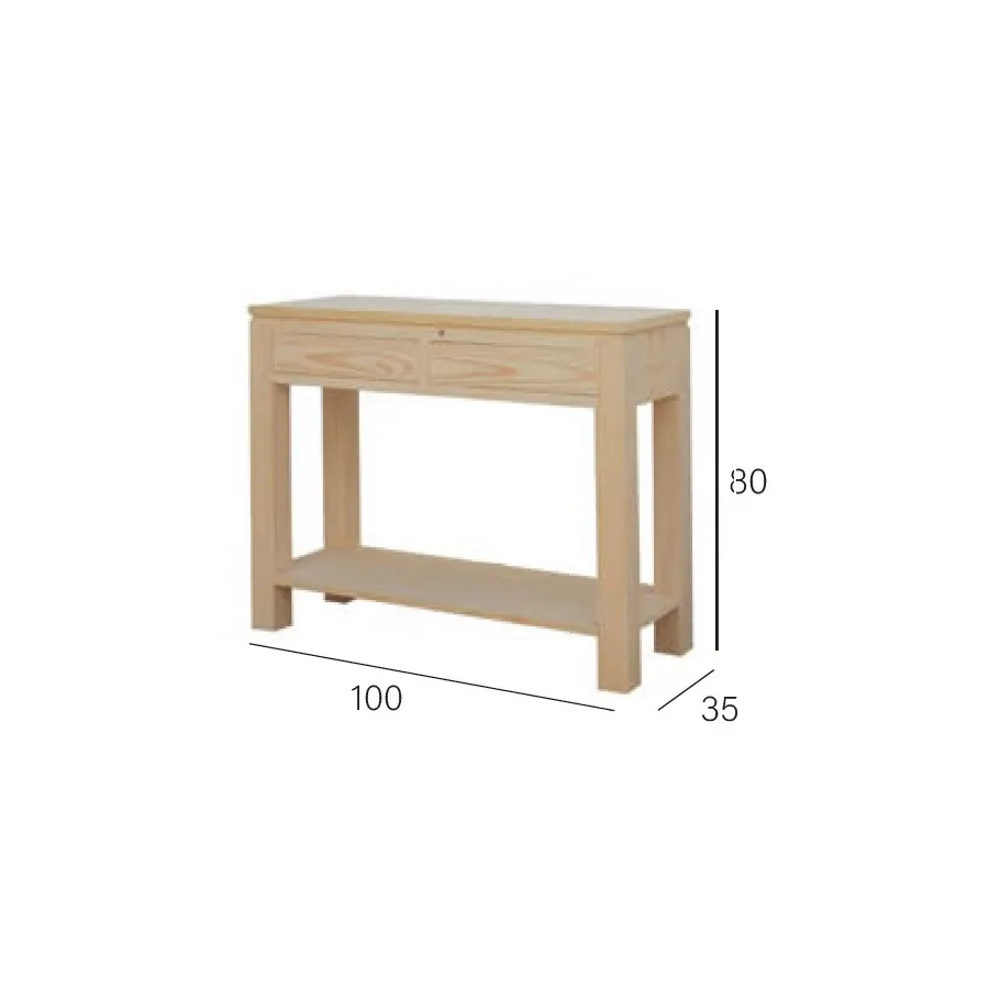 Cómoda madera 3 caj patas